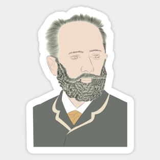 Tchaikovsky - Portrait Sticker